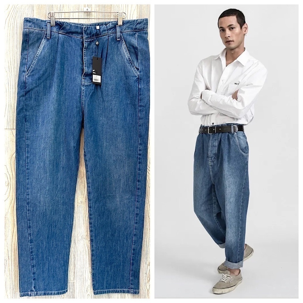 NEW! ONE TEASPOON LUXURY SOHO TROUSER JEANS Loose Fit Baggy Mens Size 36